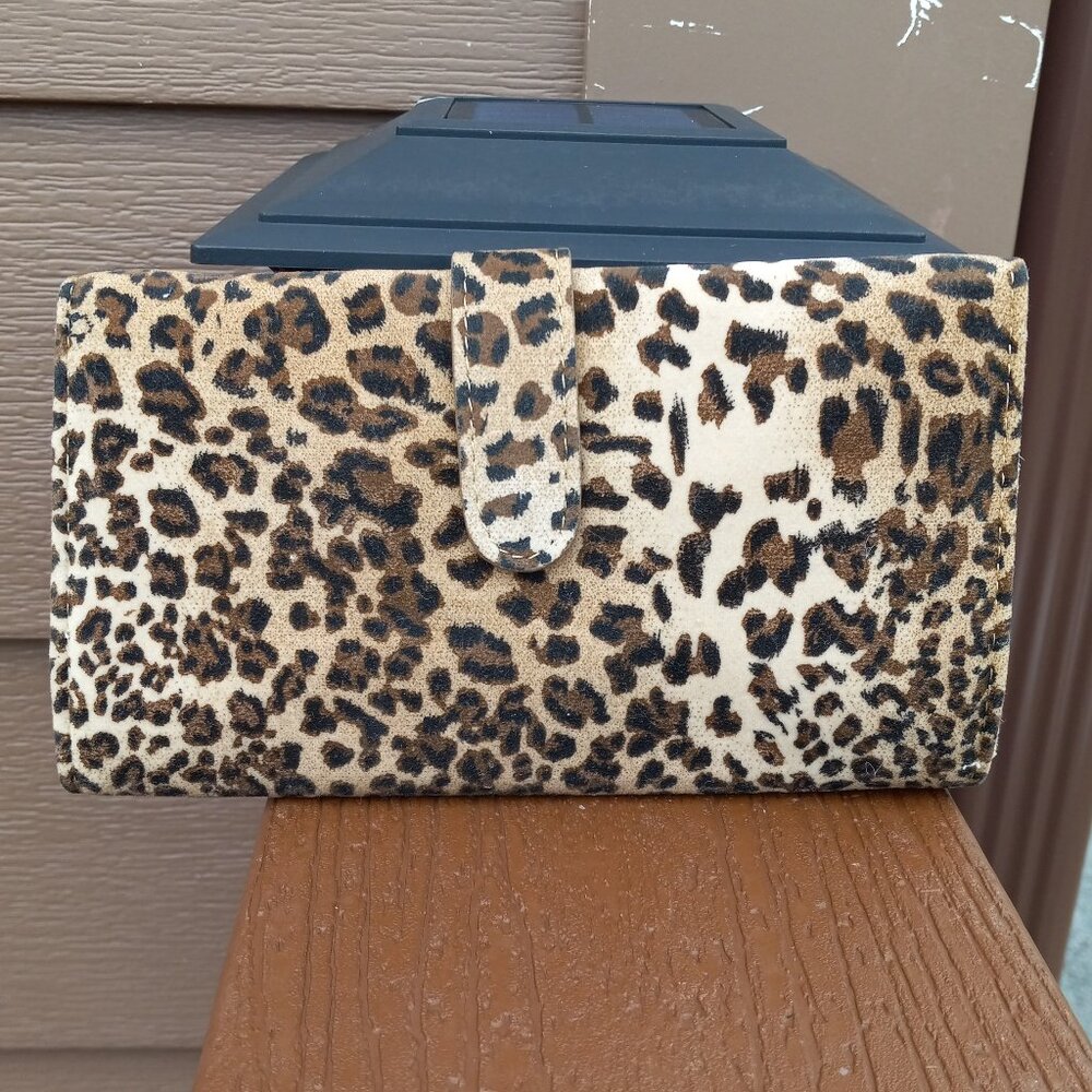 Reed & Barton Cheetah Print Compact Jewelry Travel Case